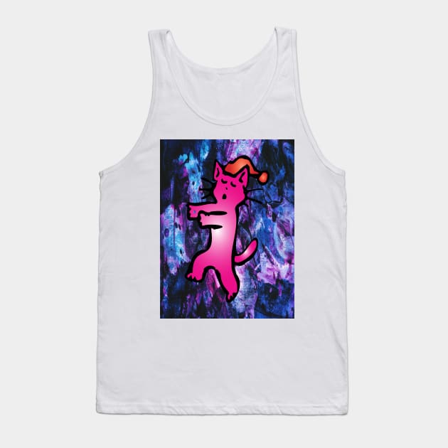 sleep walking into cats dream land Tank Top by lazykitty